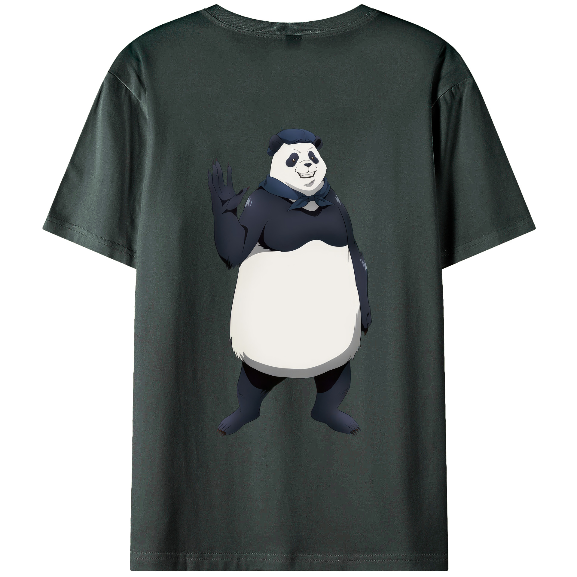 （画像用） 呪術廻戦 Jujutsu Kaisen 綿100％ メンズ半袖Tシャツ（バックプリント） 通気性